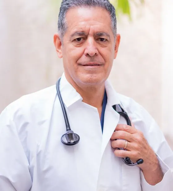 Established practice doctor smiling
